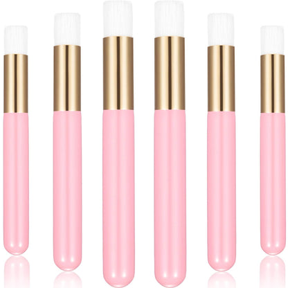 20 Pieces Lash Shampoo Brushes, Peel off Blackhead Brush Remover Tool, Nose Pore Deep Cleaning Brush, Facial Cleansing Brushes, Eyelash Extensions Blackhead Brush Washing Brush Lash Cleanser (Pink)